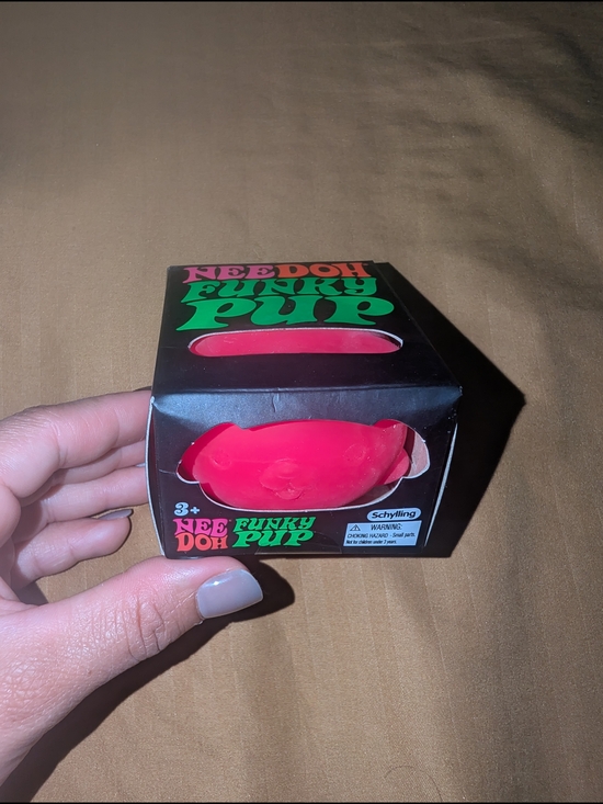 needoh Other - NeeDoh Funky Pup Red Squeeze Toy